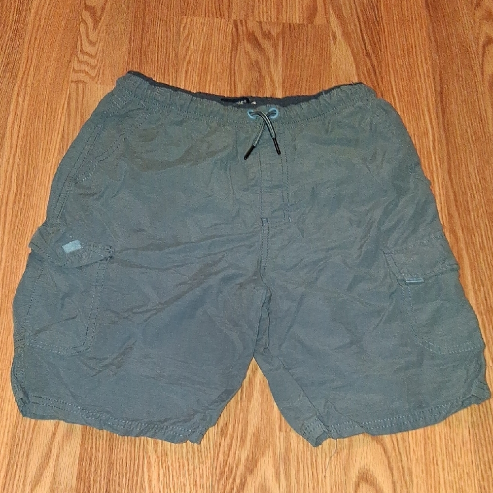 Univibe Gray Cargo Shorts with Elastic Waistband